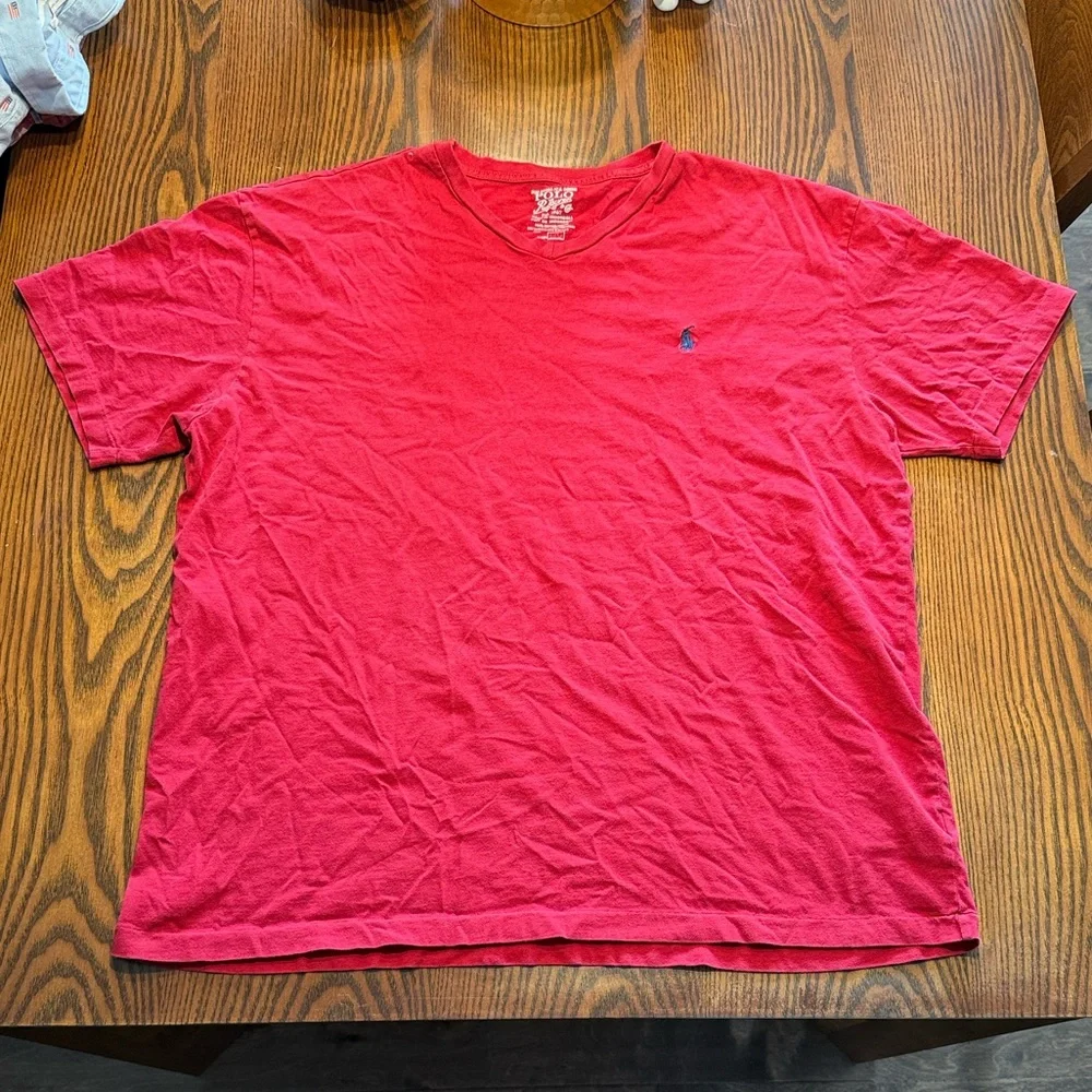 Polo by Ralph Lauren Red Short Sleeve Tee - Picture 1 of 3